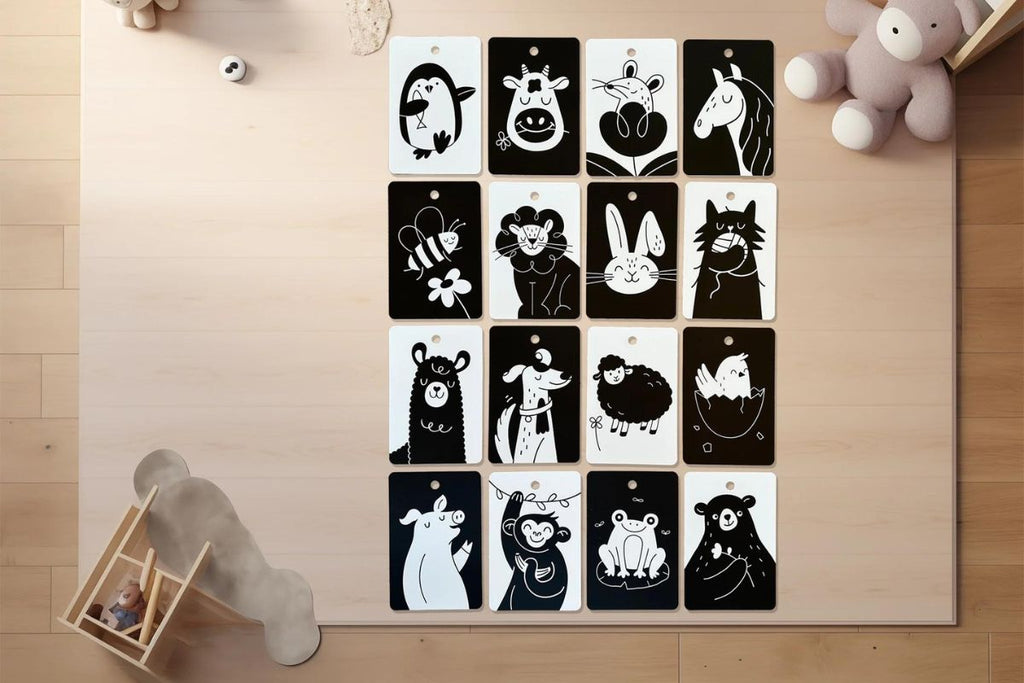 Kdy koupit černobílé kartičky miminku?