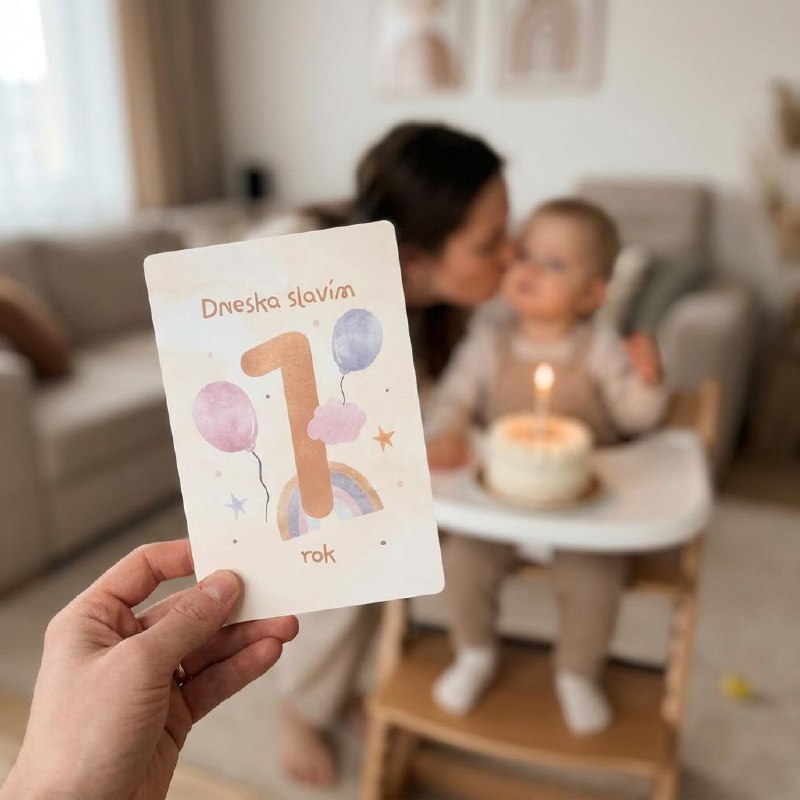 Milníkové kartičky - mama a dítě